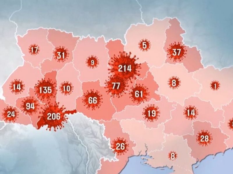 Пік захворюваності на коронавірус в Україні прогнозують за 10 днів
