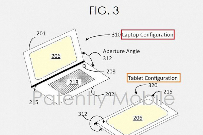 Компанія Google отримала патент на гібридний ноутбук «2-в-1»
