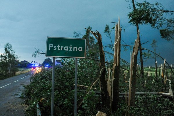 Потужні грози в Польщі: зламані дерева, пошкоджені будинки та врожай