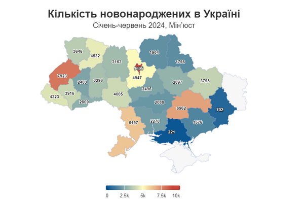 В Україні смертність перевищила народжуваність втричі