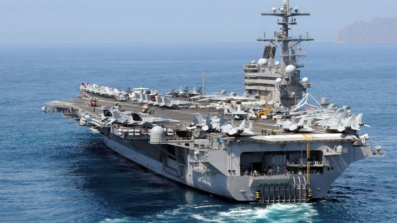Авіаносець USS George HW Bush прямує до Близького Сходу: посилення військової присутності США