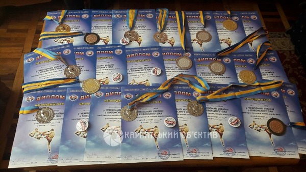 Успішний виступ кікбоксерів Хустщини на Чемпіонаті України (Фото)