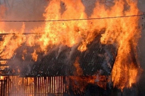 Вогонь завдав чимало шкоди: На Хустщині горіла надвірна споруда
