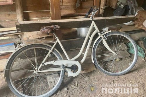На Іршавщині повернули викрадений у пенсіонерки велосипед