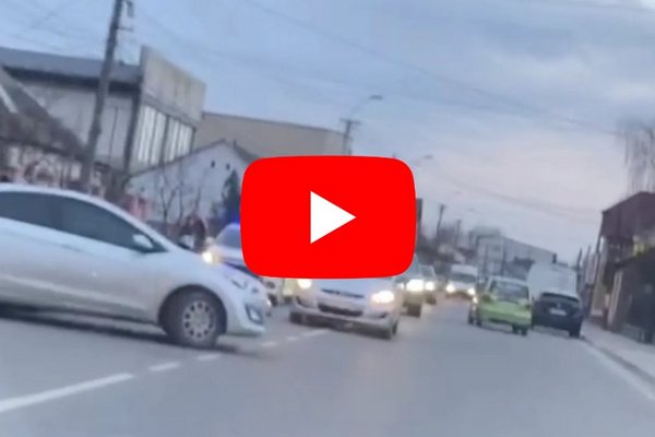ДТП у Виноградові: дорогу не поділили два автомобілі (ВІДЕО)