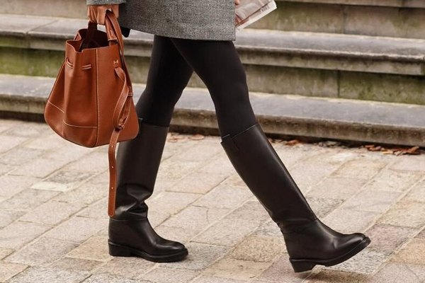 Лосины и сапоги: сочетания для сезона