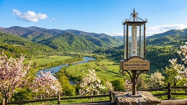 Весняна гармонія на Хустщині: прогноз погоди для міста та району на сьогодні