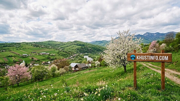 Погода у Хусті сьогодні: весняна мінливість та теплі денні максимуми
