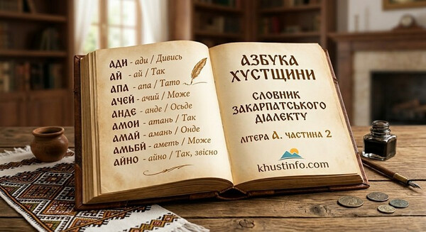 Азбука Хустщини: Словник закарпатського діалекту (Літера А, Частина 2)