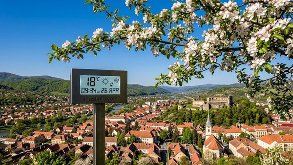Погода у Хусті 30 квітня: завершення квітня під ясним сонцем