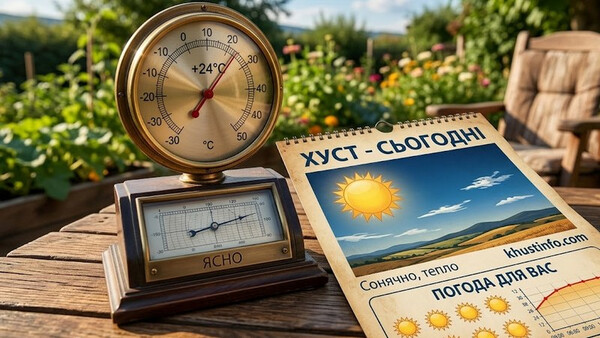 Сонячно та комфортно: погода в Хусті сьогодні