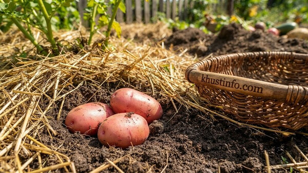 Картопля на цілині без лопати: метод вирощування під сіном для зайнятих дачників
