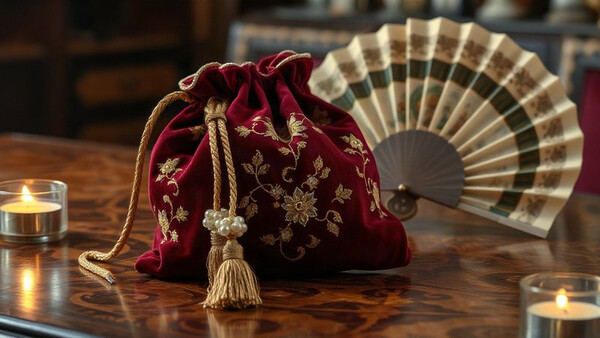 Оксамитовий ридикюль-«помпадур» 1770-х років: як дамська сумочка на шовковому шнурку змінила вечірній етикет рококо