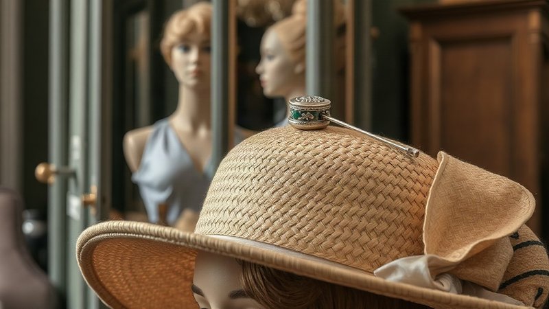 Як капелюшні шпильки та солом'яна тулька утримували зачіски помпадур у 1900-х роках