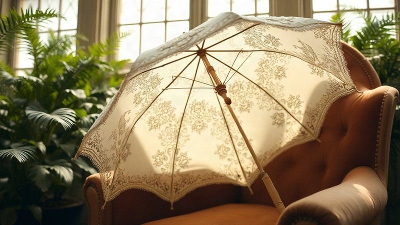 Мереживна парасолька від сонця «Parasol» 1880-х років: як вишуканий курортний аксесуар сформував етикет блідості Belle Époque