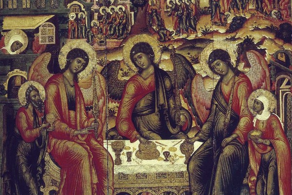 Страждання святих мучениць Киріякії, Калерії і Марії